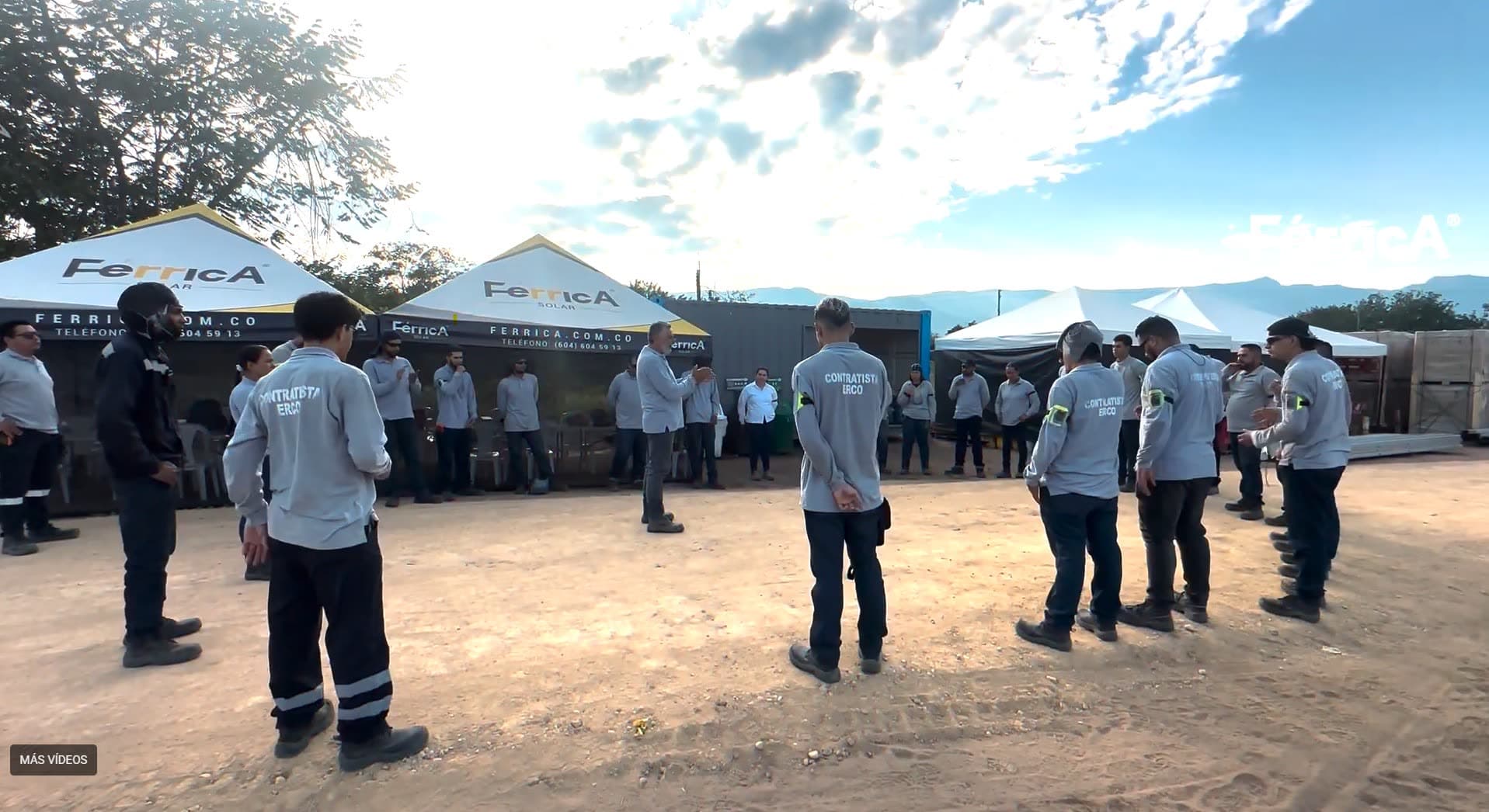 Preparación equipo para inicio de actividades — Tolemaida (6.11 MW)